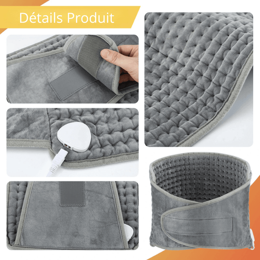 High Tech France Ceinture chauffante dos lombaire