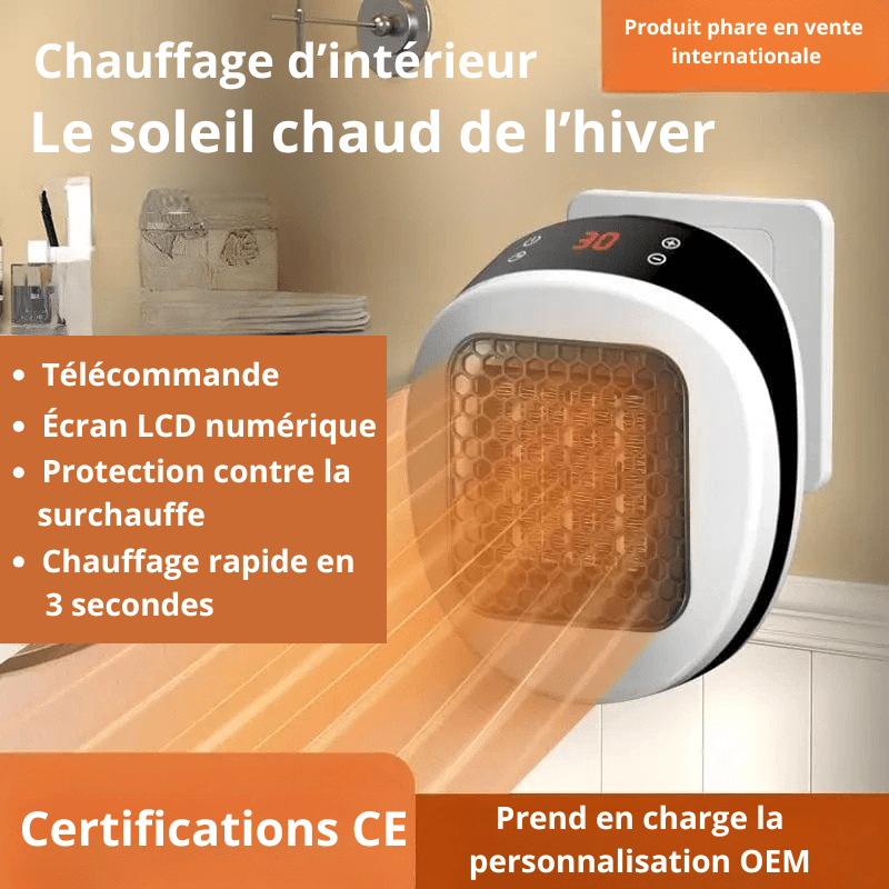 High Tech France Chauffage soufflant électrique silencieux