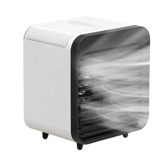 High Tech France™ Noir Climatiseur portable rechargeable