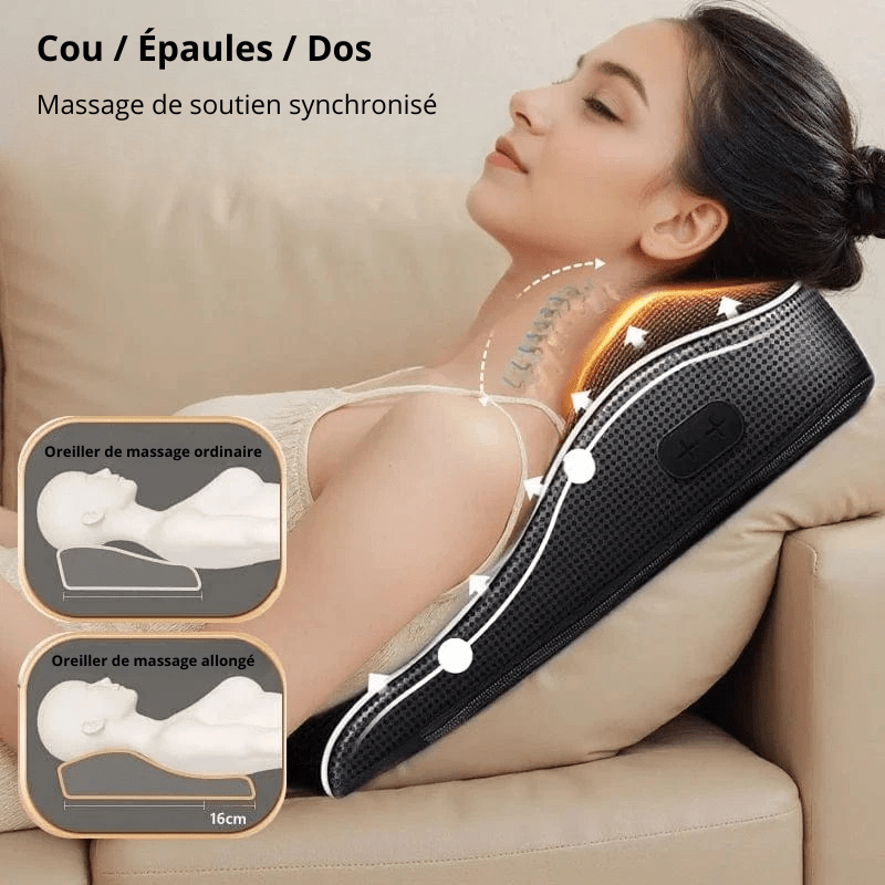 High Tech France Coussin masseur électrique dos