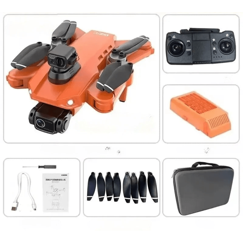 High Tech France™ Drone 4K HD GPS 5G professionnel