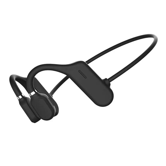 High Tech France™ Noir Écouteur à conduction osseuse bluetooth
