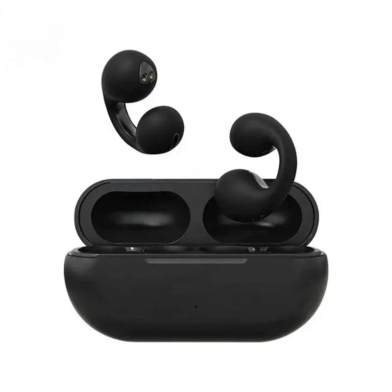 High Tech France™ Noir Écouteur à conduction osseuse sans fil
