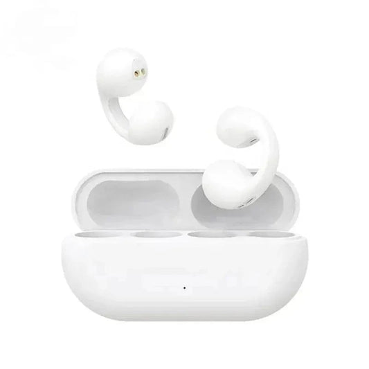 High Tech France™ Blanc Écouteur à conduction osseuse sans fil