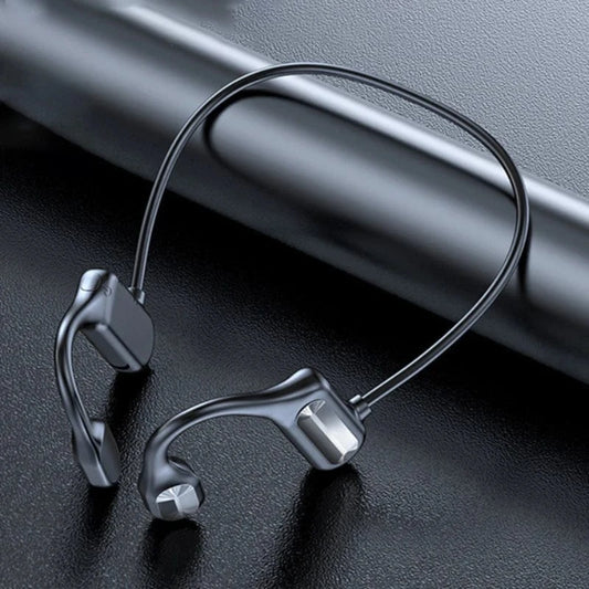 High Tech France™ Noir Écouteur bluetooth conduction osseuse