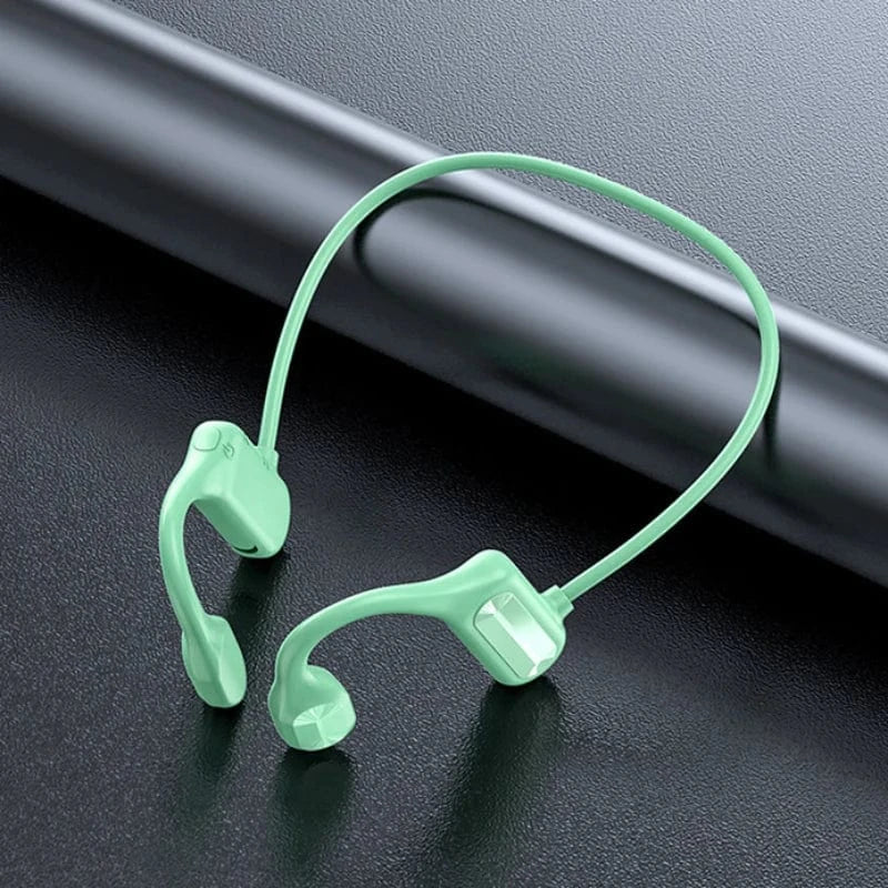 High Tech France™ Vert Écouteur bluetooth conduction osseuse