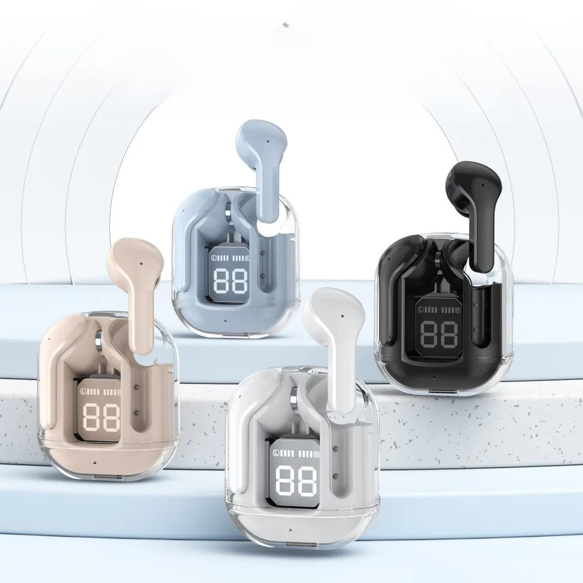 High Tech France™ Écouteur sans fil bluetooth  iphone et android