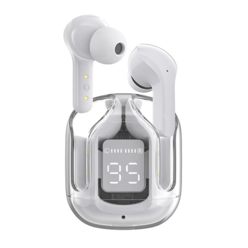 High Tech France™ Blanc Écouteur sans fil bluetooth  iphone et android