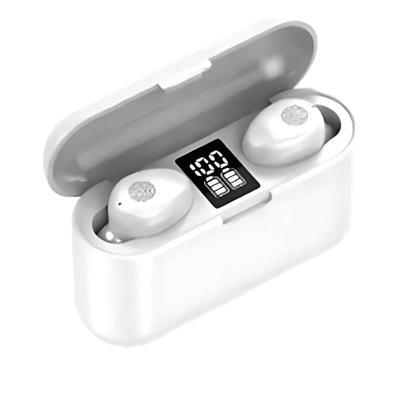 High Tech France™ Blanc Écouteur sans fil bluetooth noir