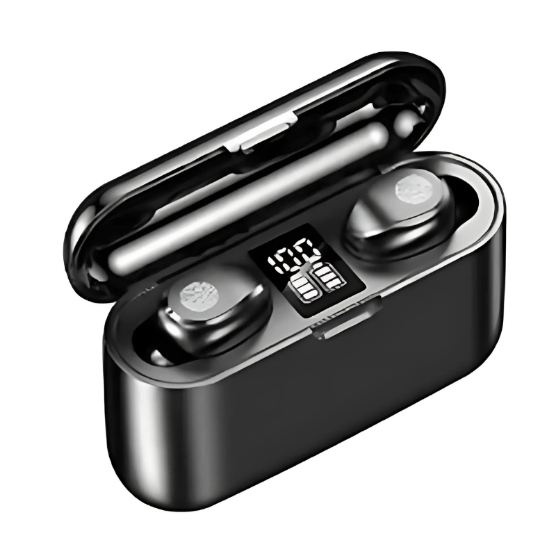 High Tech France™ Noir Écouteur sans fil bluetooth noir