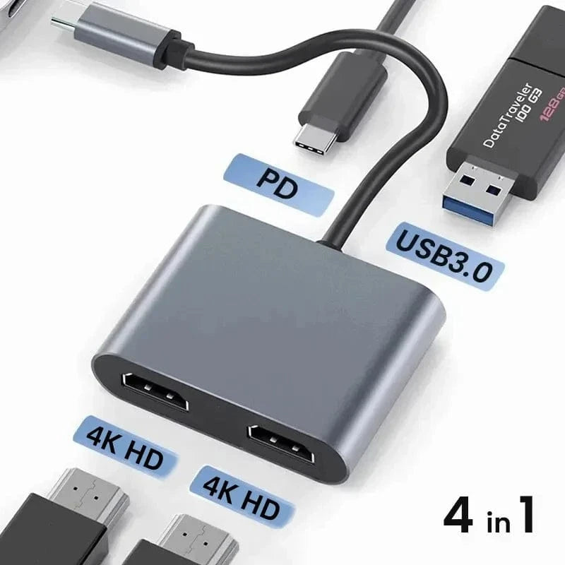 High Tech France Hub 2 hdmi usb c