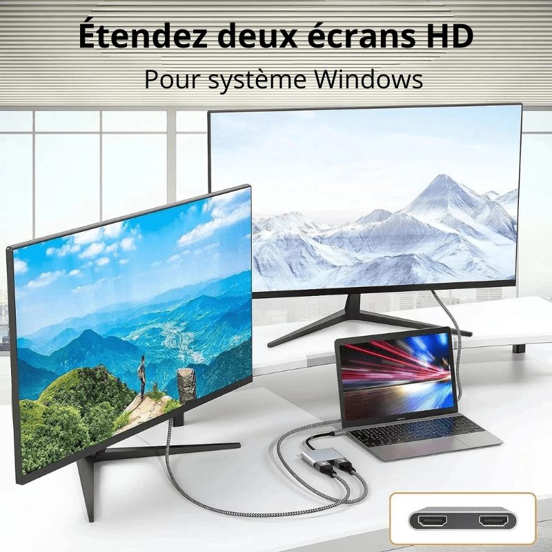 High Tech France Hub 2 HDMI USB-C