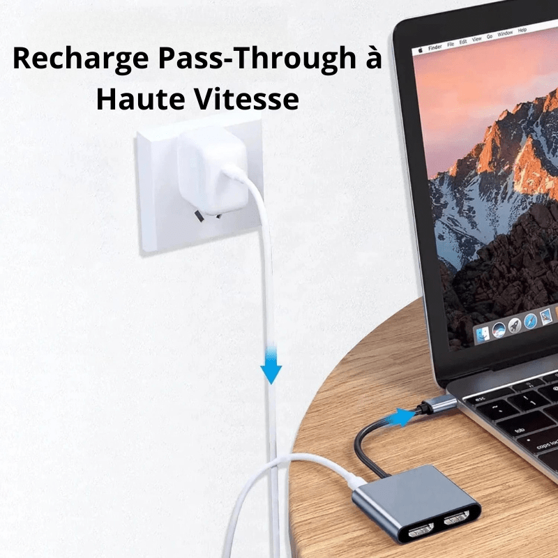 High Tech France Hub 2 HDMI USB-C
