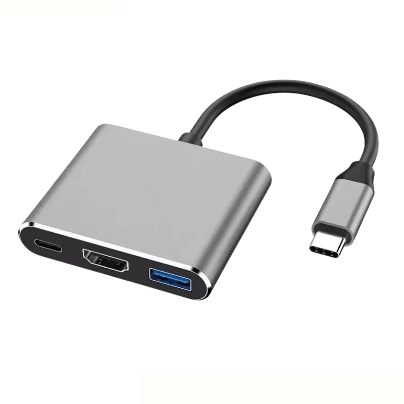 High Tech France Noir Hub USB-C HDMI