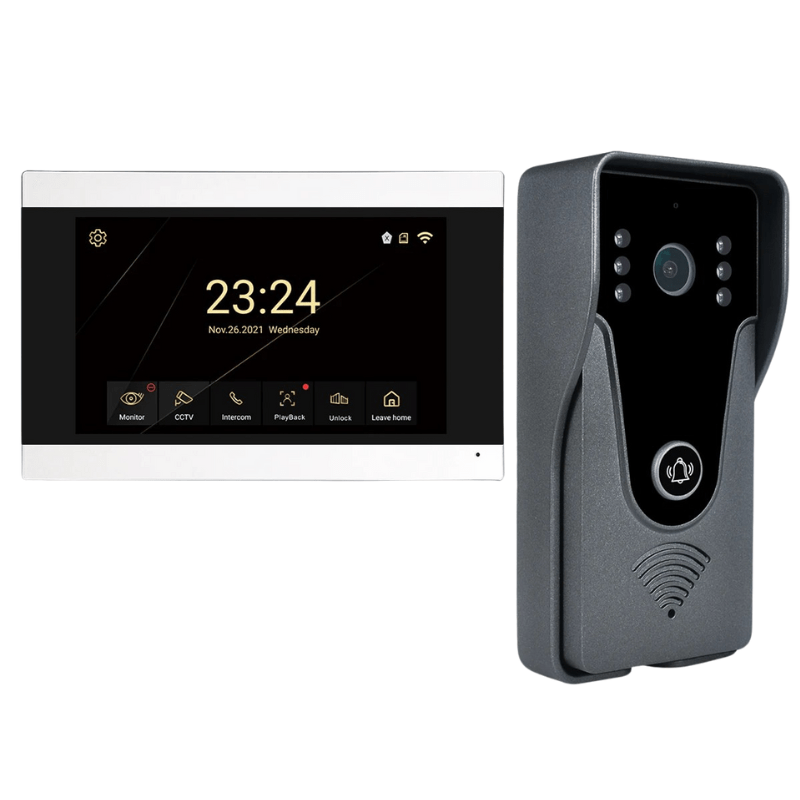 High Tech France™ Interphone vidéo filaire WiFi