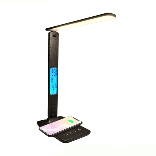 High Tech France Noir Lampe de bureau chargeur induction