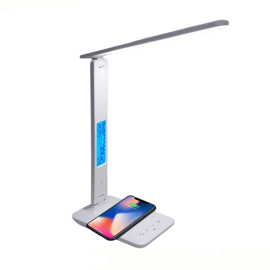 High Tech France Blanc Lampe de bureau chargeur induction