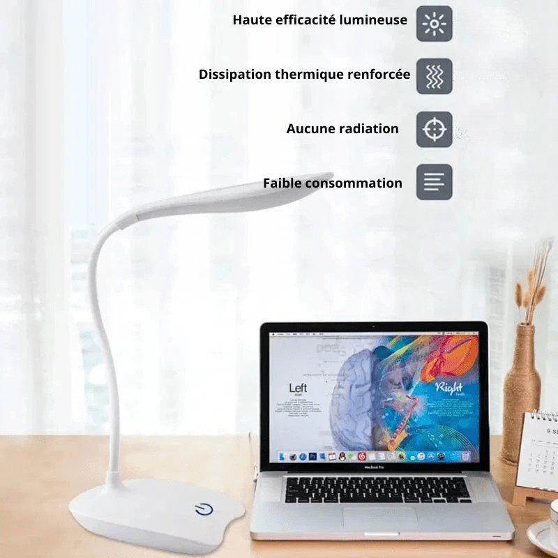 High Tech France Lampe de bureau sans fil rechargeable