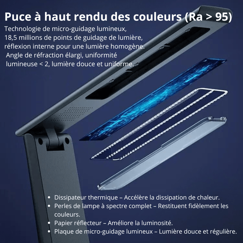 High Tech France Lampe de bureau tactile