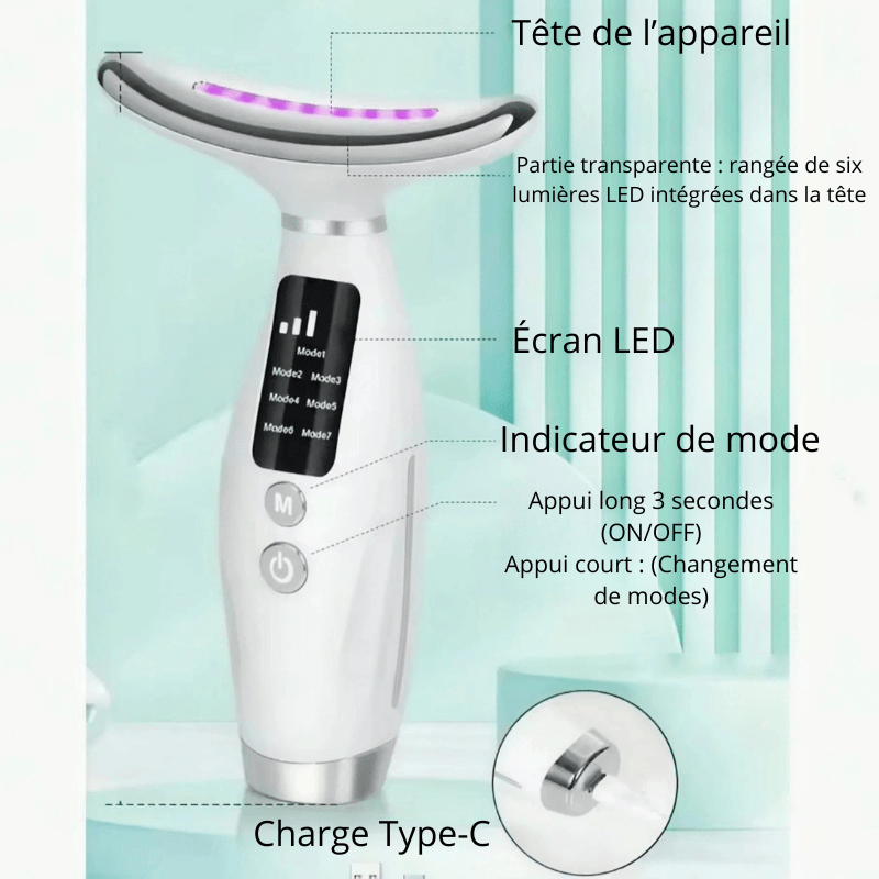 High Tech France Masseur anti-âge visage