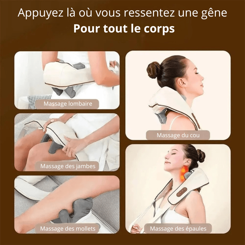 High Tech France Masseur cervical chauffant