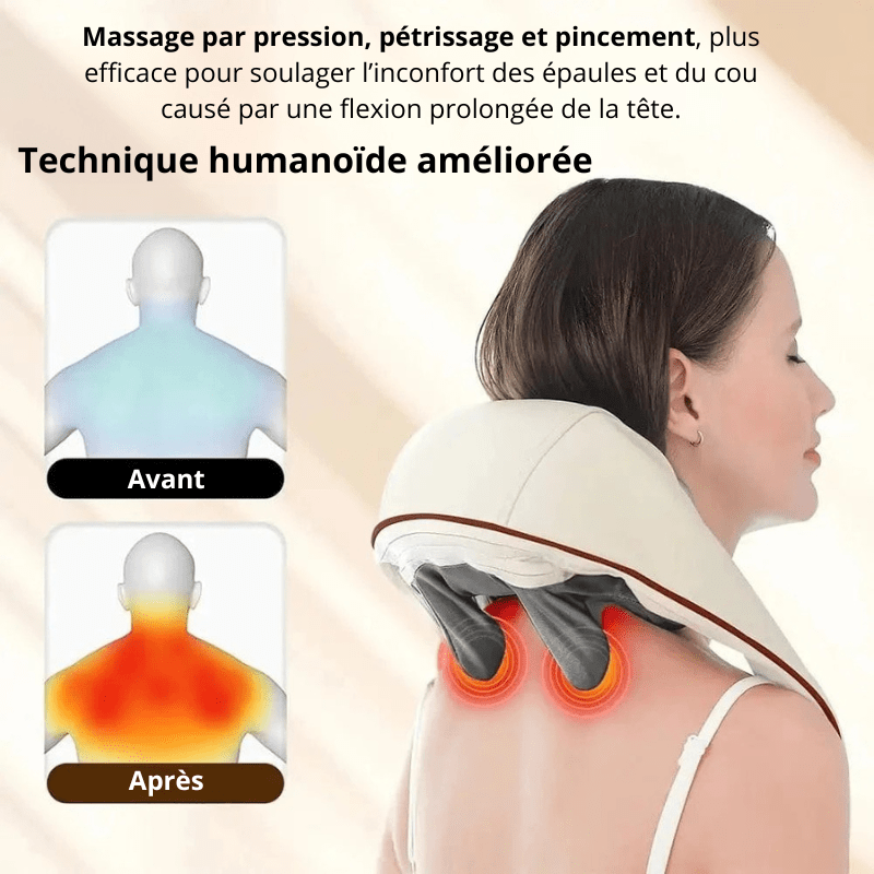 High Tech France Masseur cervical chauffant