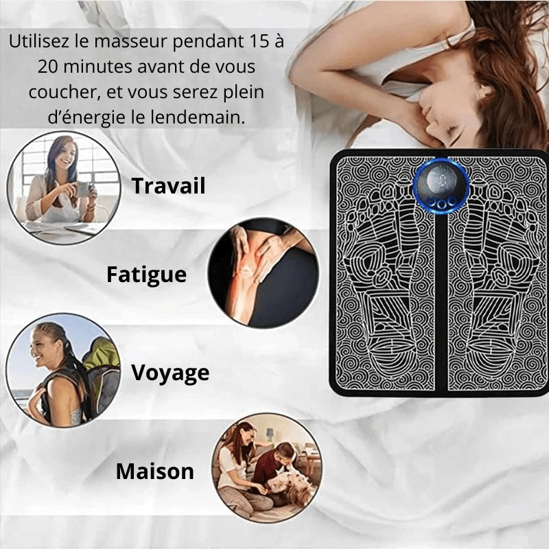 High Tech France Masseur électrique pour pieds