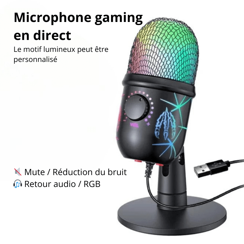 High Tech France Microphone USB gaming