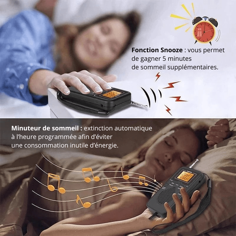 High Tech France Mini portable radio