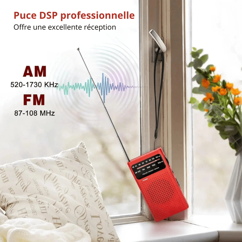 High Tech France Mini radio FM portable