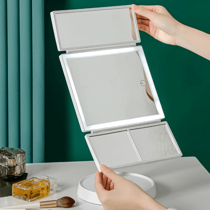 High Tech France Miroir LED maquillage pied