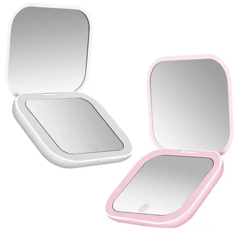 High Tech France Miroir LED maquillage pliable