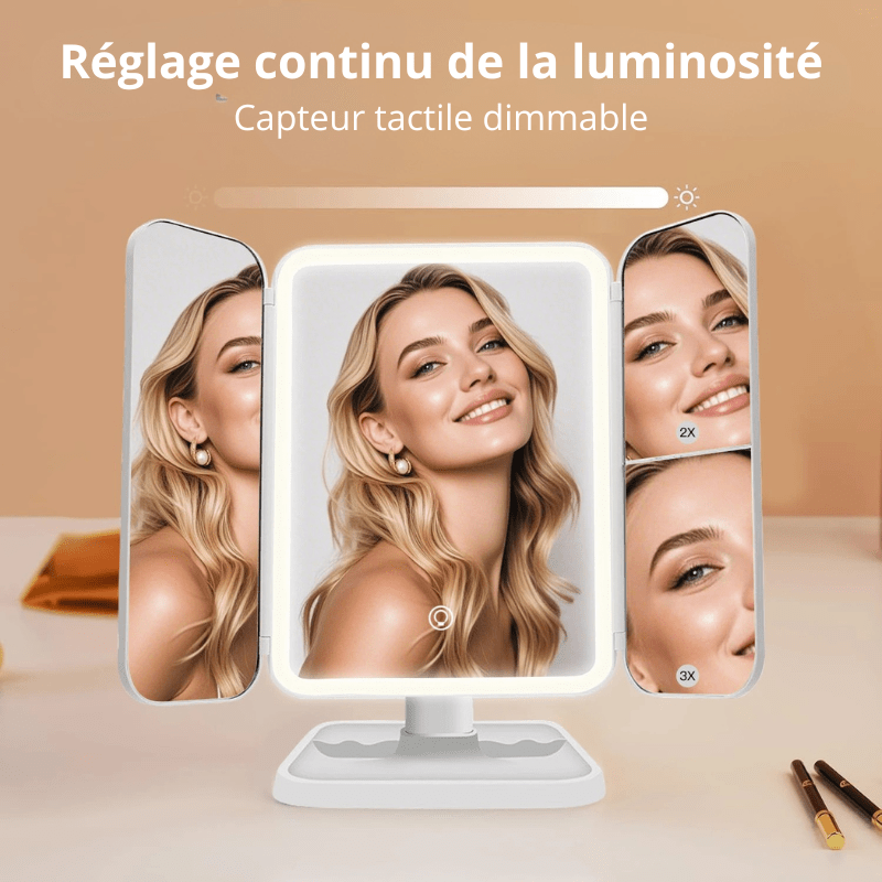 High Tech France Miroir lumineux maquillage