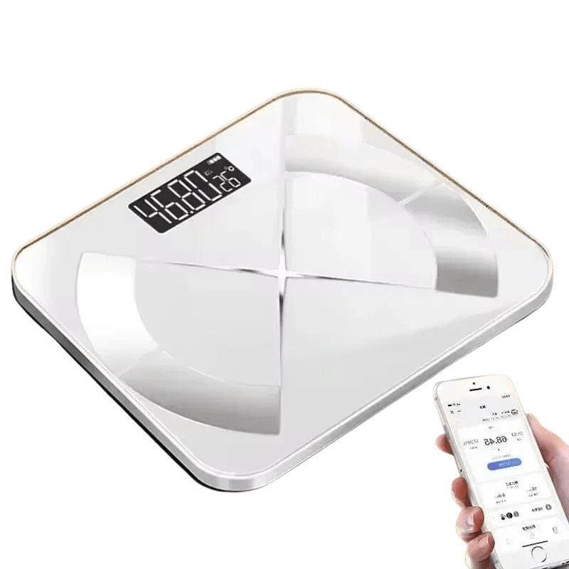 High Tech France Blanc Pèse-personne connecté intelligent