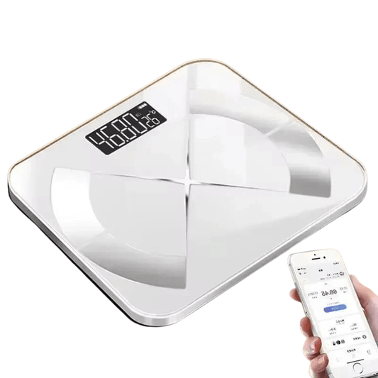 High Tech France Blanc Pèse-personne connecté intelligent