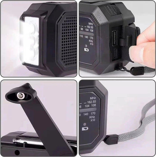High Tech France with package / CHINA Portable Solar Radio, Emergency Kits first Aid Radio with Crank, Dynamo AM/FM Radio,Blackout  Power station,USB Phone Charger