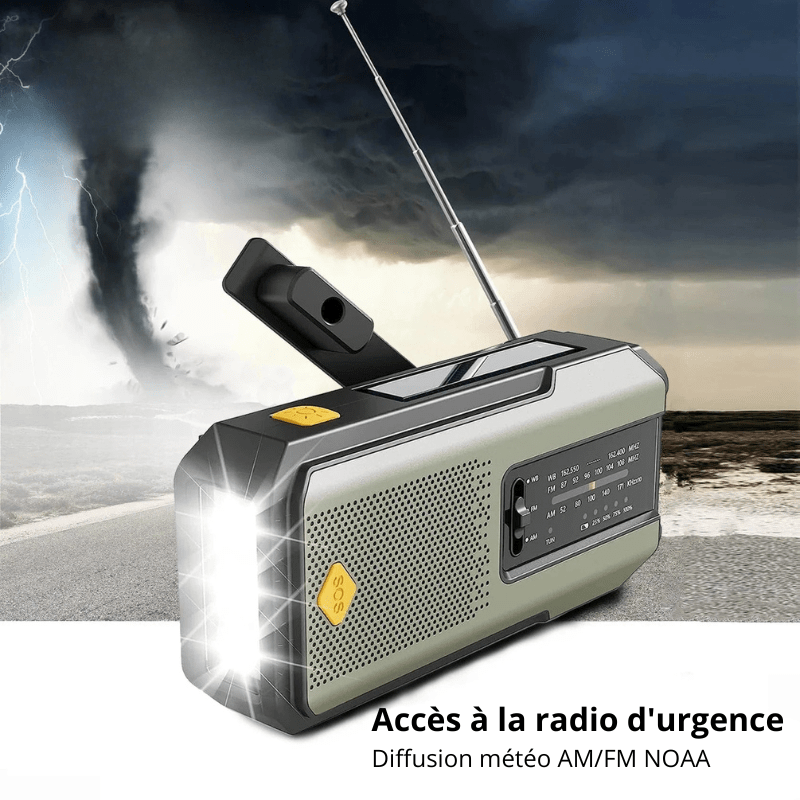 High Tech France Radio portable de survie