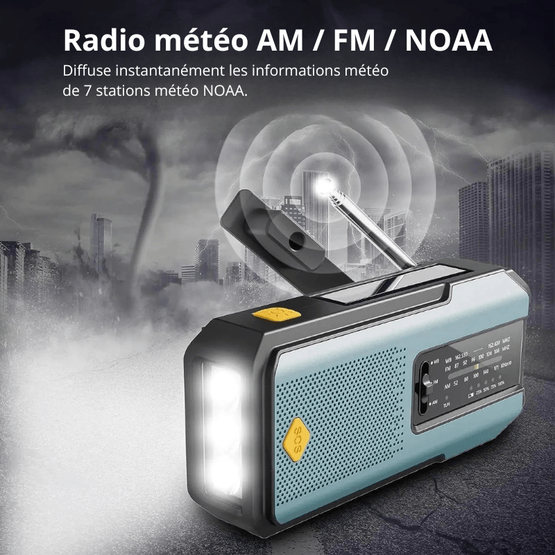 High Tech France Radio portable de survie