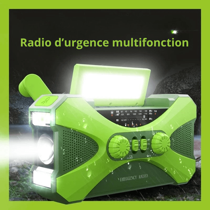 High Tech France Radio portable dynamo survie