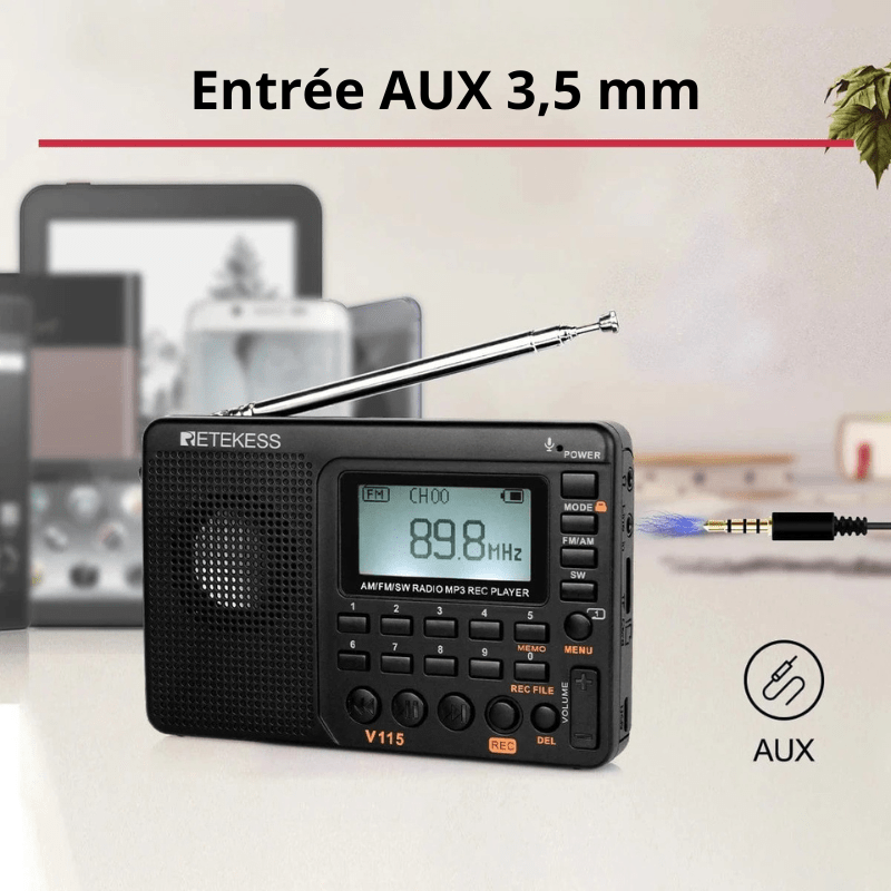 High Tech France Radio portable numérique