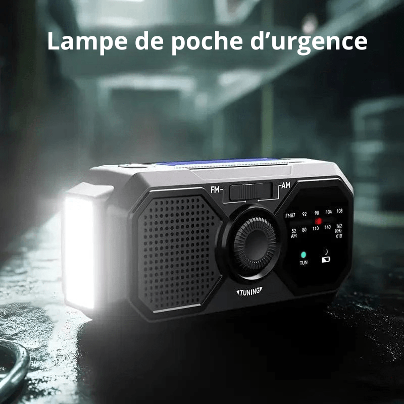 High Tech France Radio portable solaire