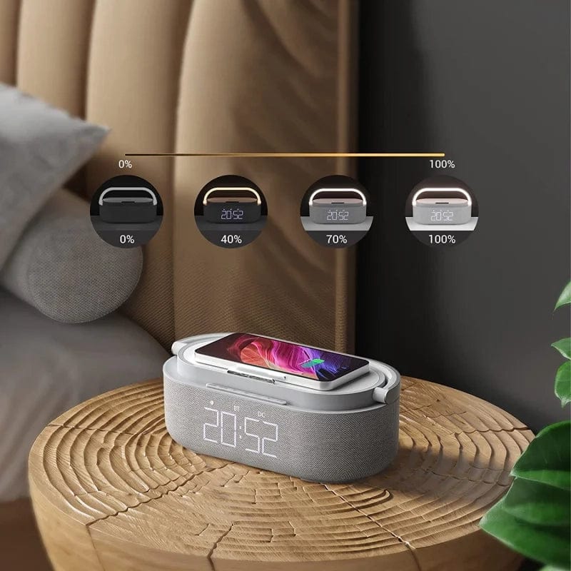High Tech France Radio réveil connecté lumière