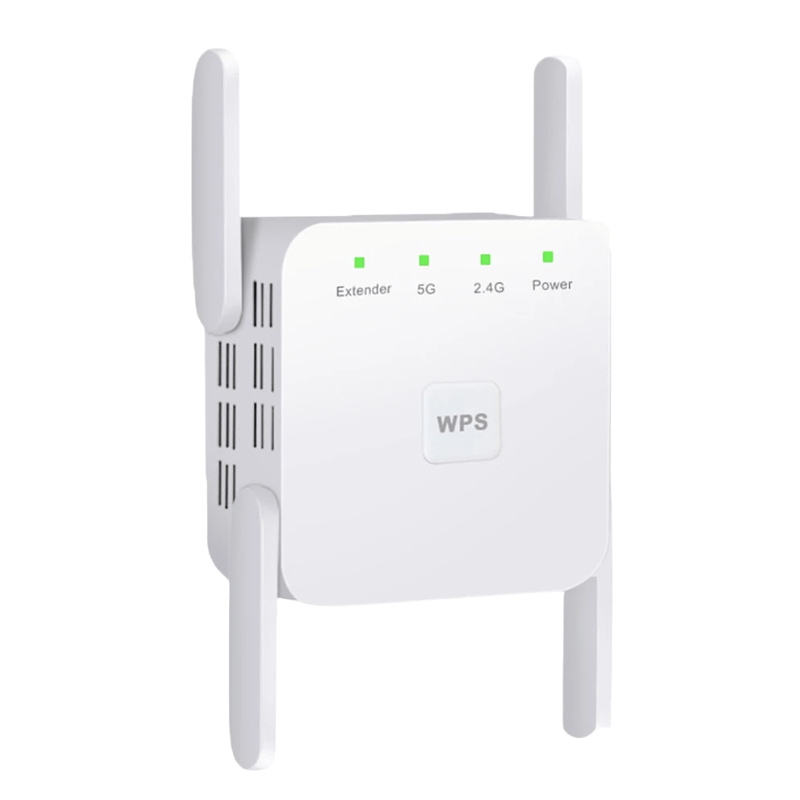 High Tech France™ 2.4G/5G Répéteur Amplificateur WiFi puissant longue portée