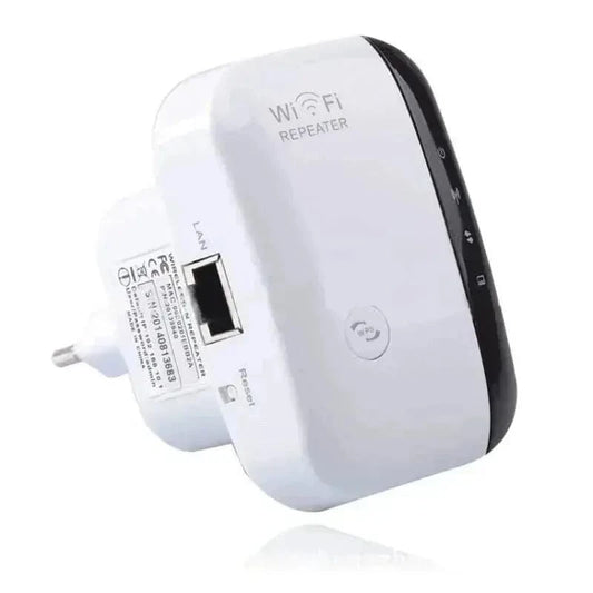 High Tech France™ Blanc Répéteur Amplificateur WiFi puissant