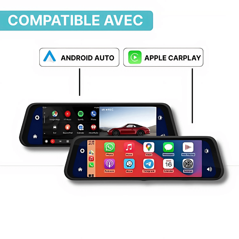 High Tech France™ Rétroviseur Carplay