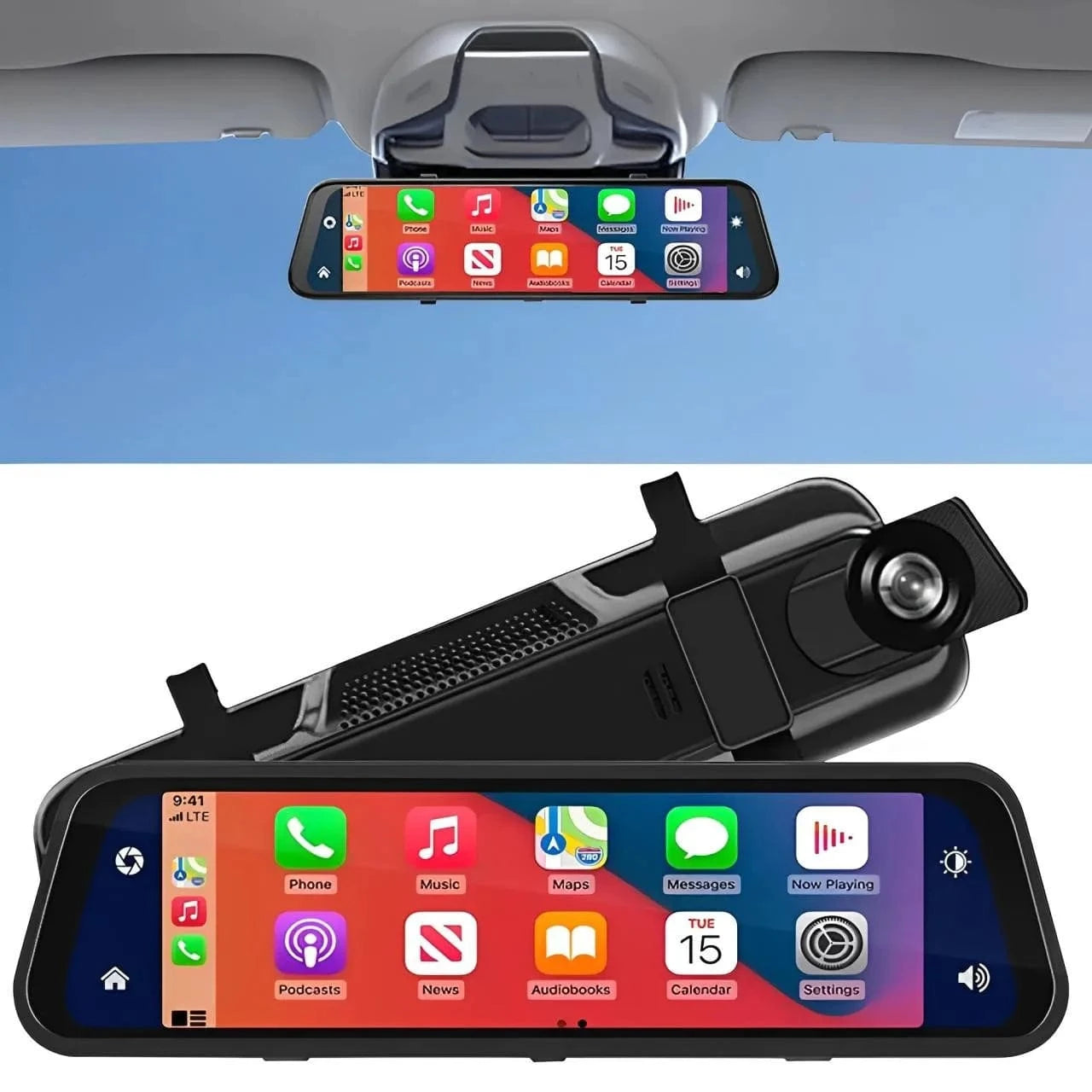 High Tech France™ Rétroviseur Carplay