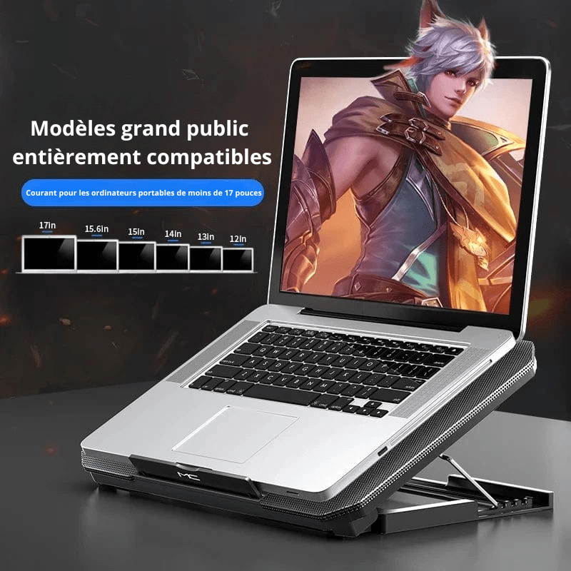 High Tech France Support refroidisseur pc portable
