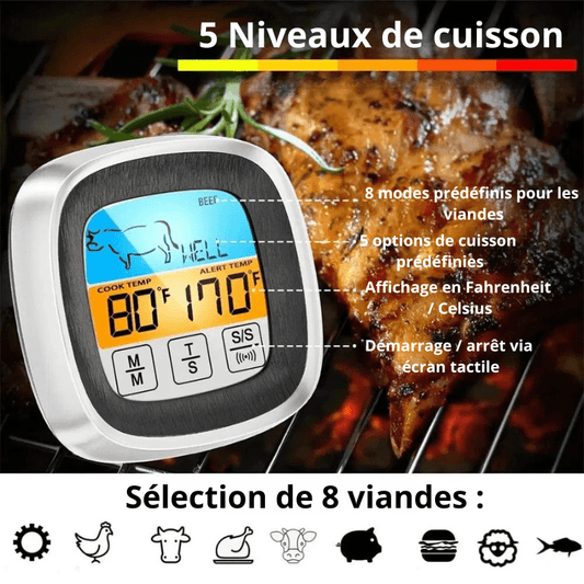 High Tech France Thermomètre cuisine professionnel