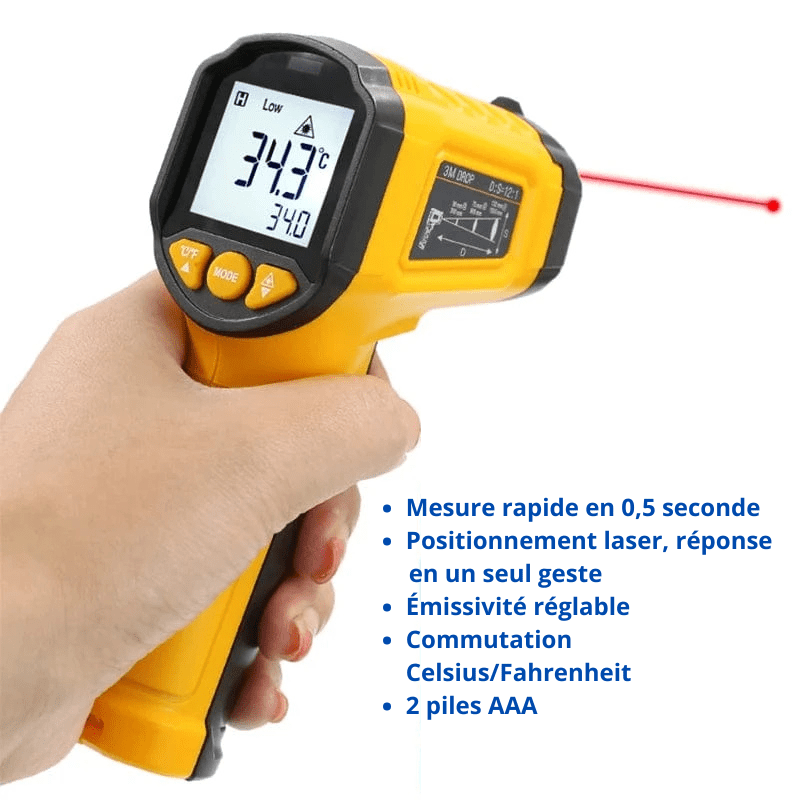 High Tech France Thermomètre infrarouge