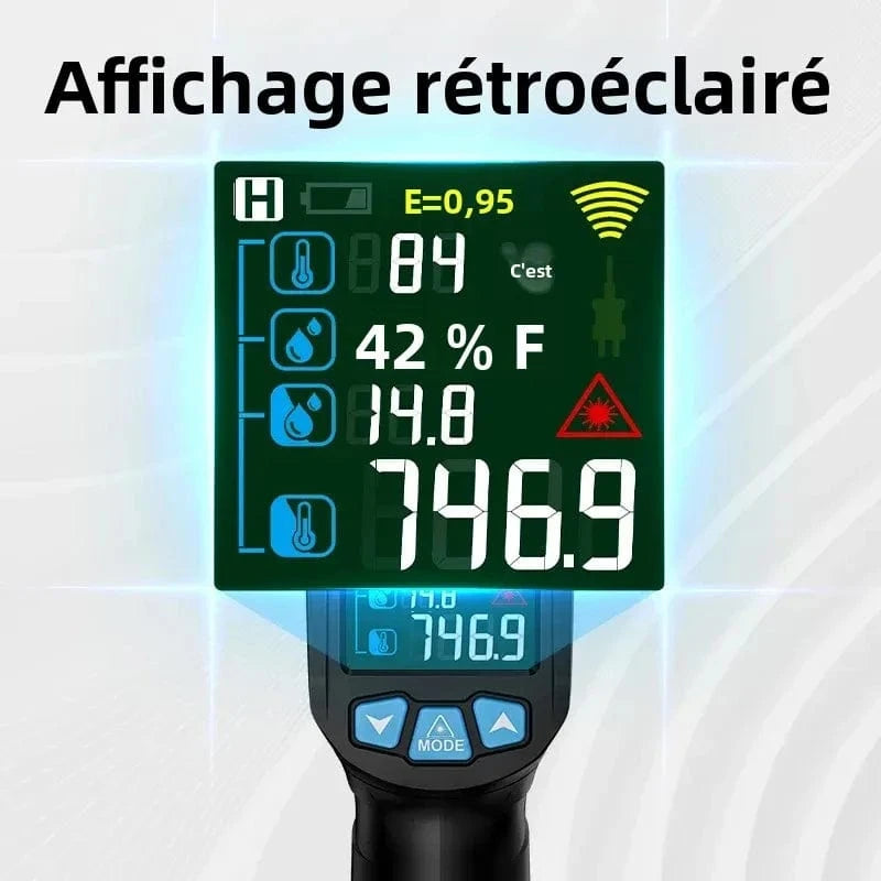 High Tech France Thermomètre laser cuisine